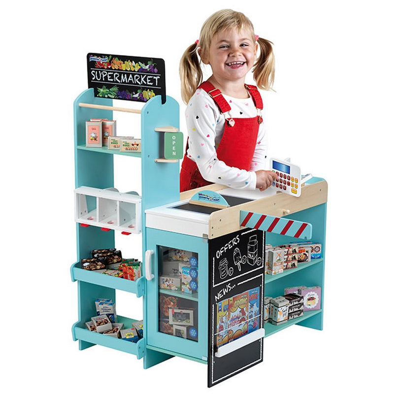 Theo Klein Houten Supermarkt + Accessoires