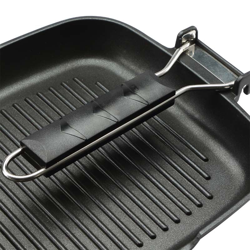 Bergner Grillpan met Inklapbaar Handvat