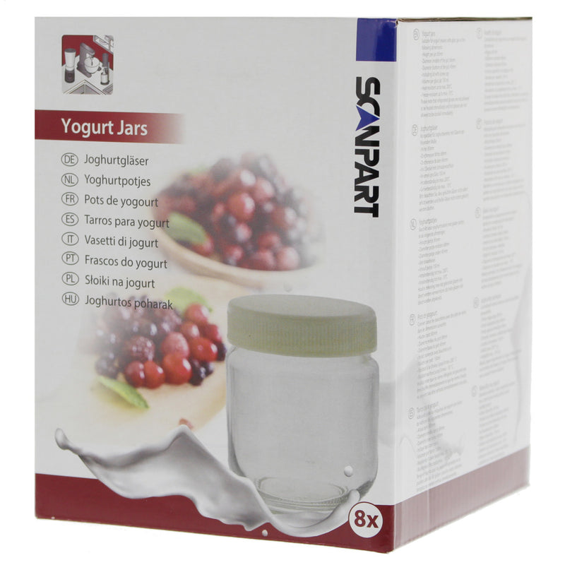 Scanpart Yoghurtpotjes 150ml 8 Stuks