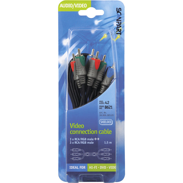 Scanpart 3tulp(m)-3tulp(m) Rgb 1.5m