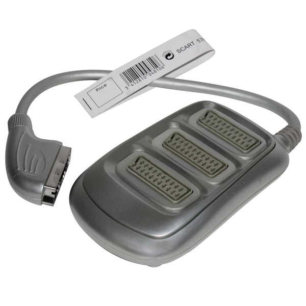 Basic 3-weg Scart Splitter En Schakelaar