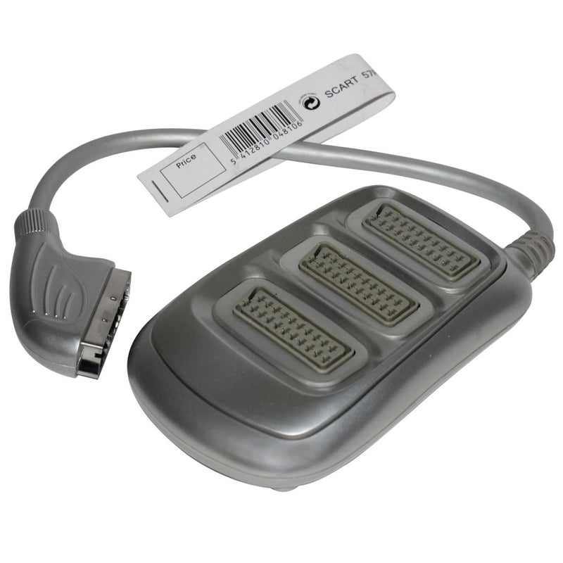 Basic 3-weg Scart Splitter En Schakelaar