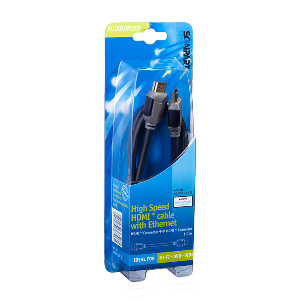 Scanpart Hdmi Kabel High Speed En Ethernet 1.0m