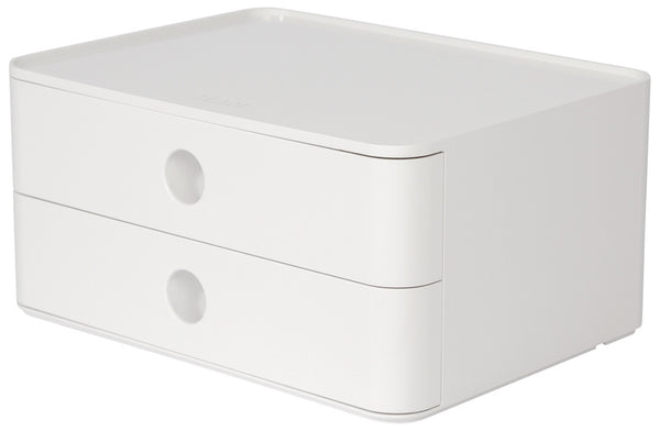HAN HA-1120-12 Smart-box Allison Met 2 Lades Sneeuw Wit, Stapelbaar