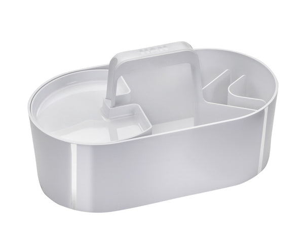 HAN HA-1200-12 Toolbox Loft Mobiele Organiser Sneeuw Wit 4 Vakken Met Uitneembaar Plateau Sneeuw Wi