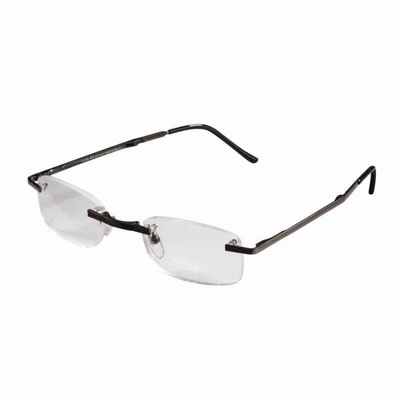 Hama Vouwbare Leesbril Randloos Metaal Gun +1,5 Dpt