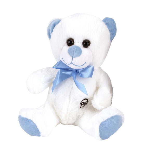 Pluche Knuffelbeer met LED-Licht 30 cm Blauw/Wit