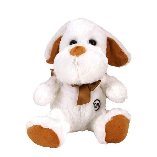 Pluche Knuffelhond met LED-Licht 30 cm Bruin/Wit