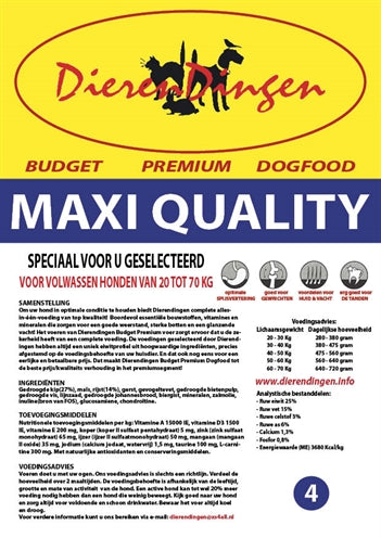 Budget Premium Dogfood Adult Maxi Quality 14 KG