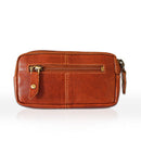 Juscha JU-14110502 Sleutelhanger/etui Mika Leer Met 2 Sleutel Ringen Kleur Cognac