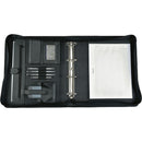 Juscha JU-30075 Conferentiemap A4 Arezzo, Zwart Leer