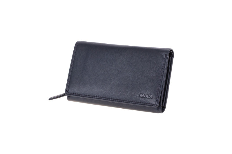 Juscha JU-42166 Portefeuille Mika Blauw RFID Dame 20x11,5x5cm