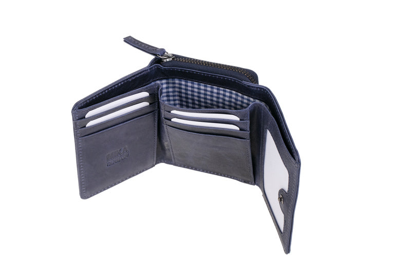 Juscha JU-42177 Portefeuille Mika Blauw 13x10,5x3,5cm