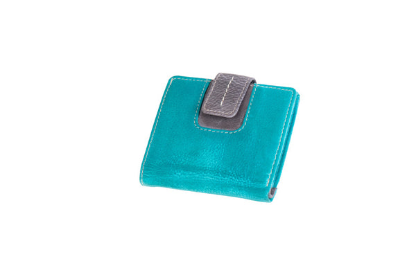 Juscha JU-42185 Portefeuille Mika Turquoise/grijs Dame