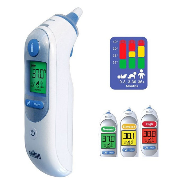 Braun IRT6520 ThermoScan 7 Thermometer Wit/Grijs