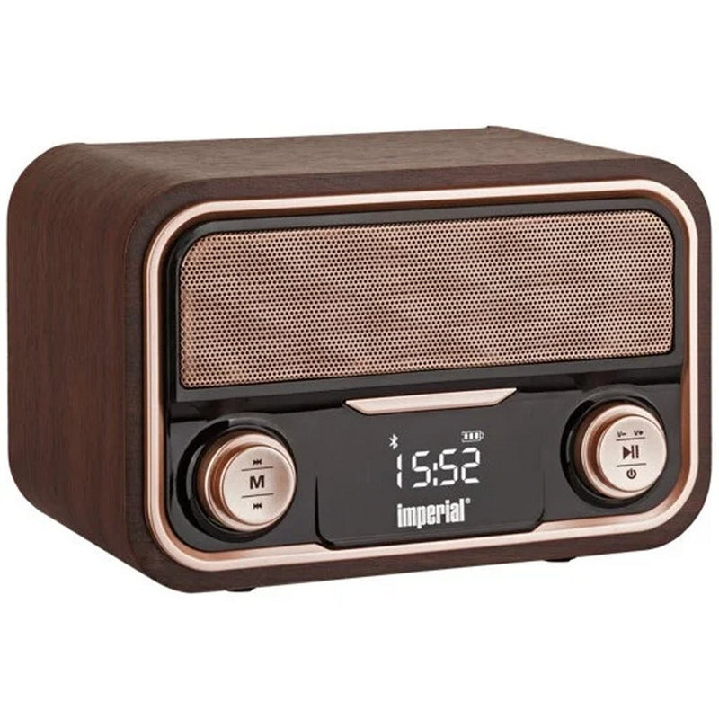 Imperial Beatsman Portable Retro Radio Luidspreker Bruin