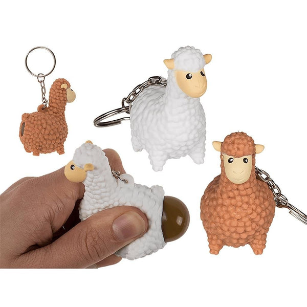 Squeeze Lama Sleutelhanger Assorti