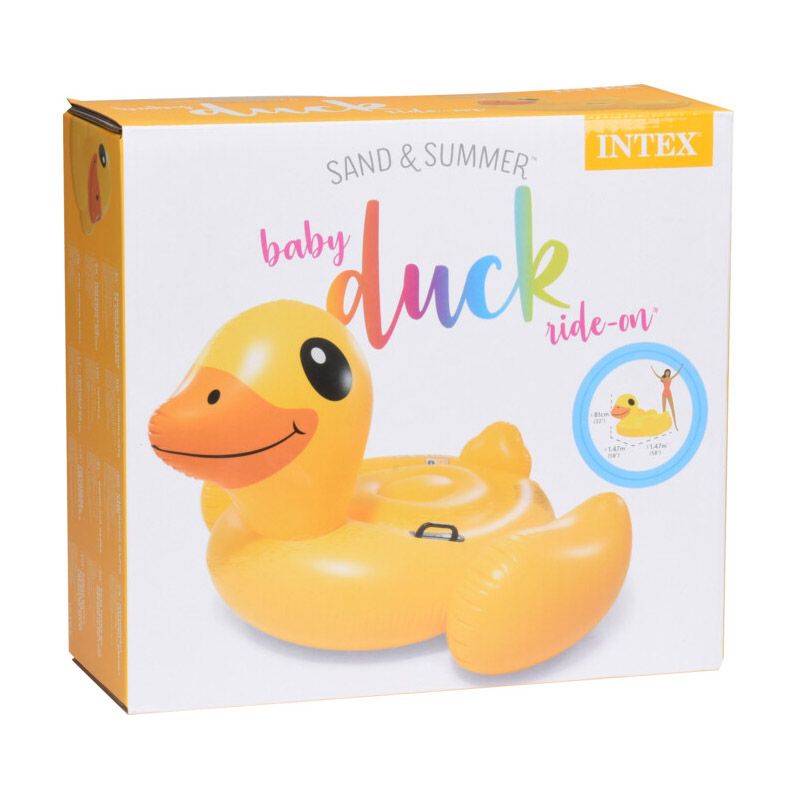 Intex Wet Set Opblaasbare Eend Ride On 147x147x81 cm