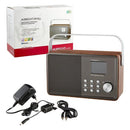 Albrecht DR 855 DAB +/FM Radio Grijs/Hout