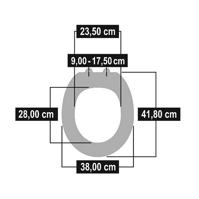 Cornat KSRO00 Roda Duroplast WC Bril Softclose 90-175mm