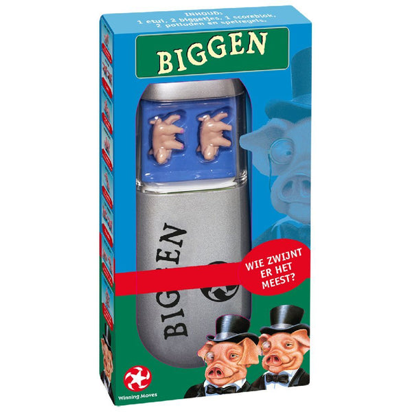 Spel Biggen. Geluksspel gooi de biggen en verdien punten!