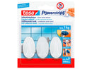 Tesa Powerstrips Small Ovaal - Wit 3 stuks
