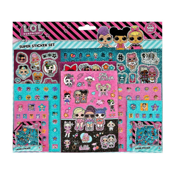 L.O.L Surprise! Super Stickerset, 500st.