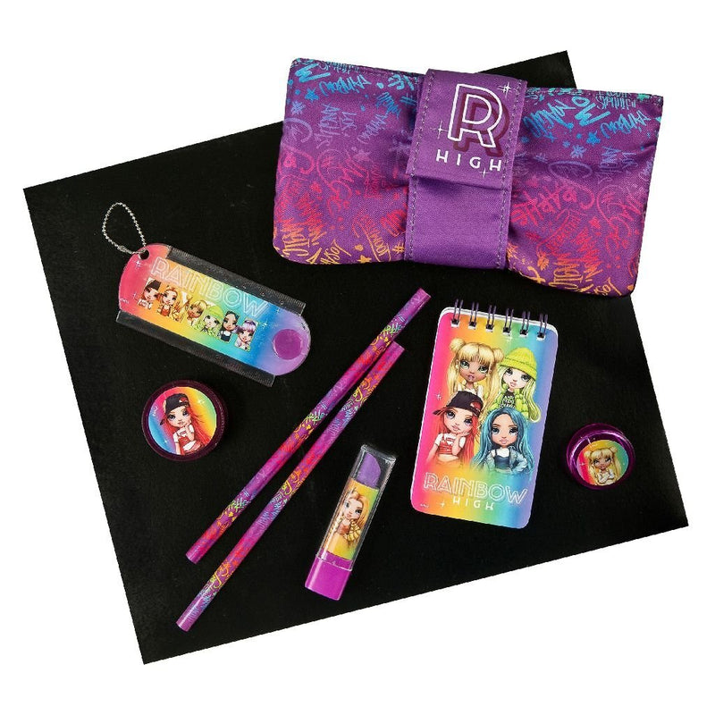 Schrijfwarenset Rainbow High, 8dlg.