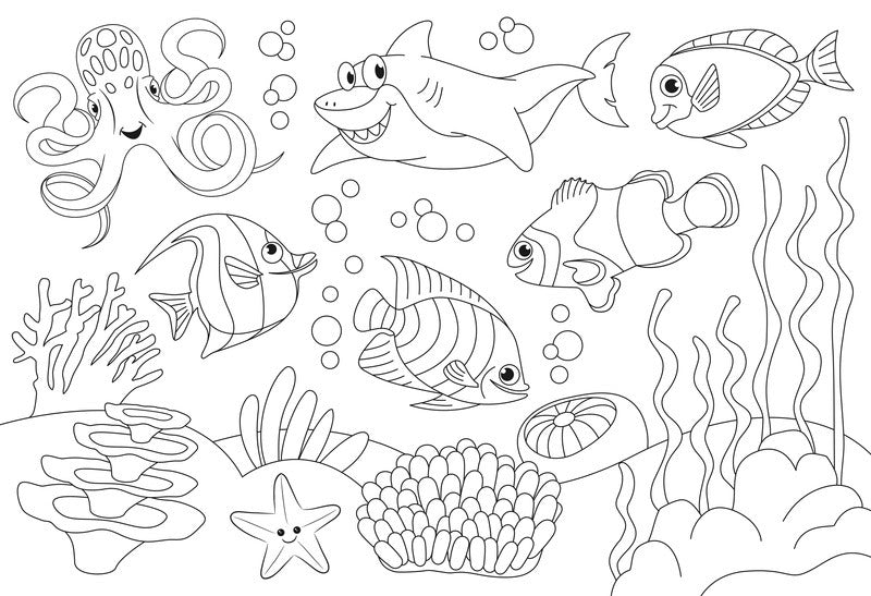Info Notes IN-8719-08 Kleurboek 300mm X 200mm Colouring Book