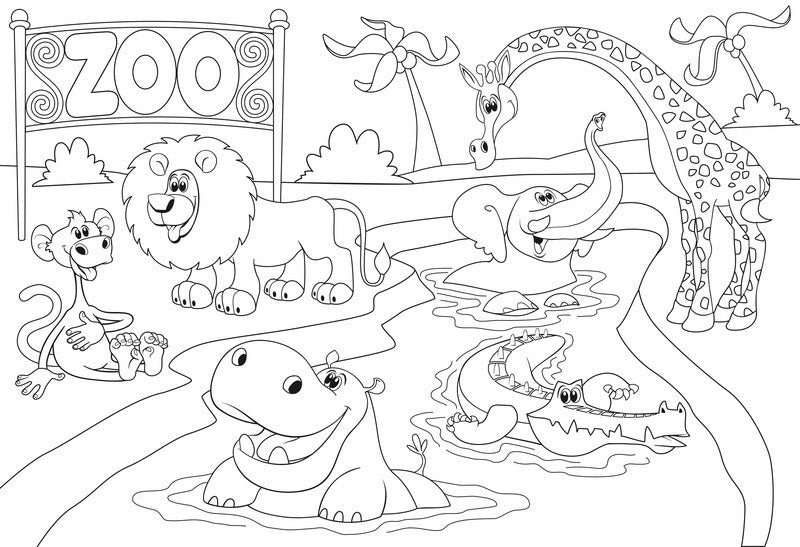 Info Notes IN-8719-08 Kleurboek 300mm X 200mm Colouring Book