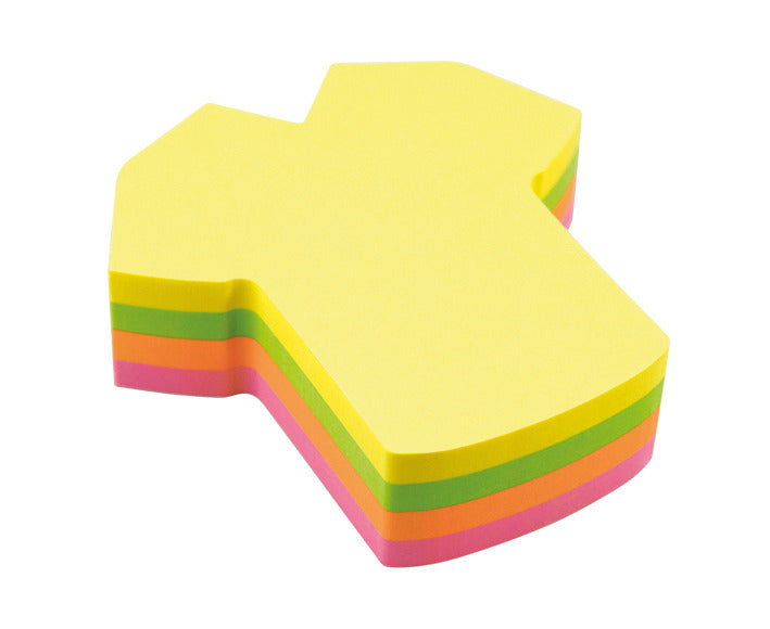Info Notes IN-5829-39 Info Shaped Sticky Notes 68x68 't-shirt' Assorti 200 Vel