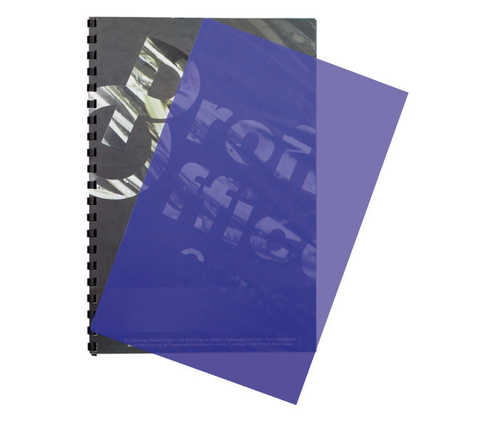 ProfiOffice PO-59021 Schutbladen A4 200 Micron 100 Stuks Transparant Violet Mat/glossy