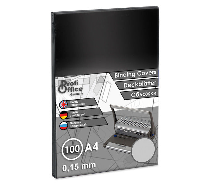 ProfiOffice PO-59040 Schutbladen A4 Gestreept 400 Micron 50 Stuks Transparant