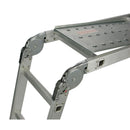 Alu-Werkladder met werkplatform - 4x3 treden