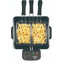 Lentz Dubbele Friteuse 5L 2000W RVS/Zwart