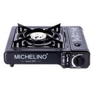 Michelino Gaskookstel met Koffer Zwart