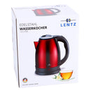 Lentz Waterkoker 1.8L 1800W Rood/Zwart