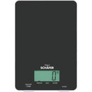 Sch&auml;fer Digitale Keukenweegschaal Zwart