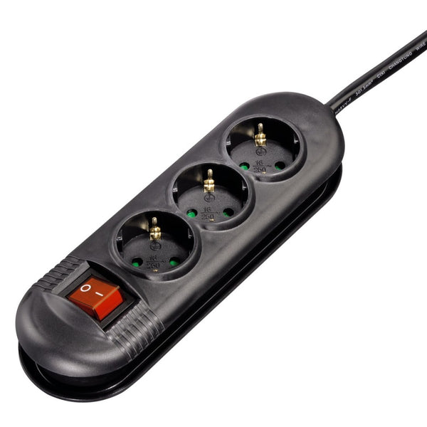 Hama Stekkerdoos 3-voudig Vis-a-vis Met Schakelaar 1.4m
