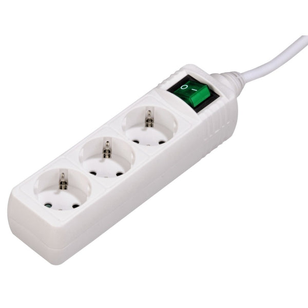 Hama Distribution Panel 3 Sockets With Switch White 1.4 M