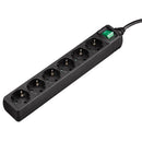 Hama Distribution Panel 6 Sockets With Switch Black 3.0 M