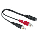 Hama Audio Adapter 2 RCA M - Jack 3.5 F