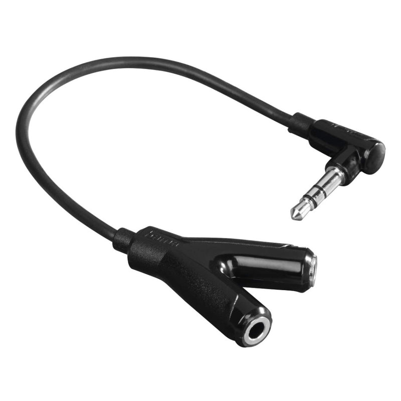Hama Audio Adapter Jack 3.5M - 2 Jack 3.5F 0,2m