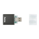Hama USB-3.0-UHS-II-kaartlezer SD Alu Antraciet