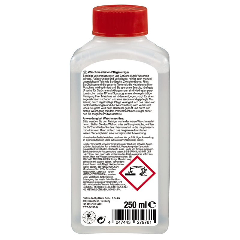 Xavax Onderhoudsreiniger Voor De Wasmachine Met Frisse Geur 250 Ml