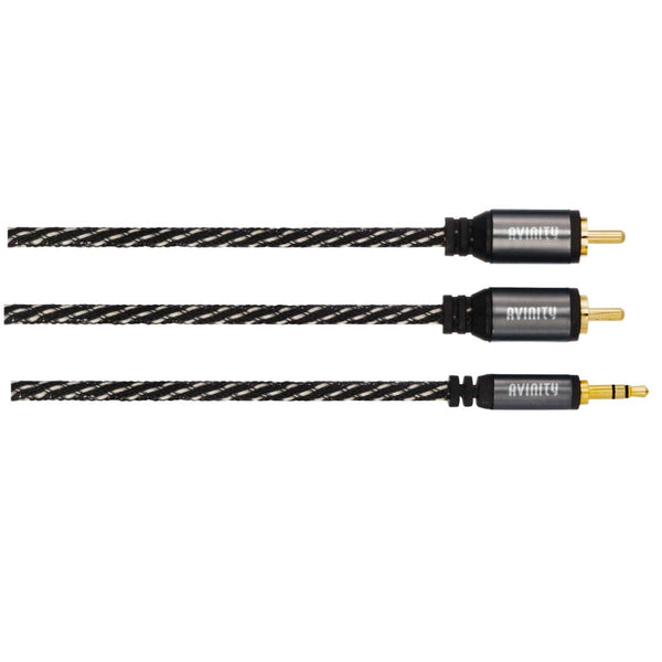 Avinity Audiokabel 2 Cinch-stekkers - 3,5-mm-jack Stereo 1,5 M