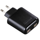 Hama Oplader 2x USB 4,8 A Zwart