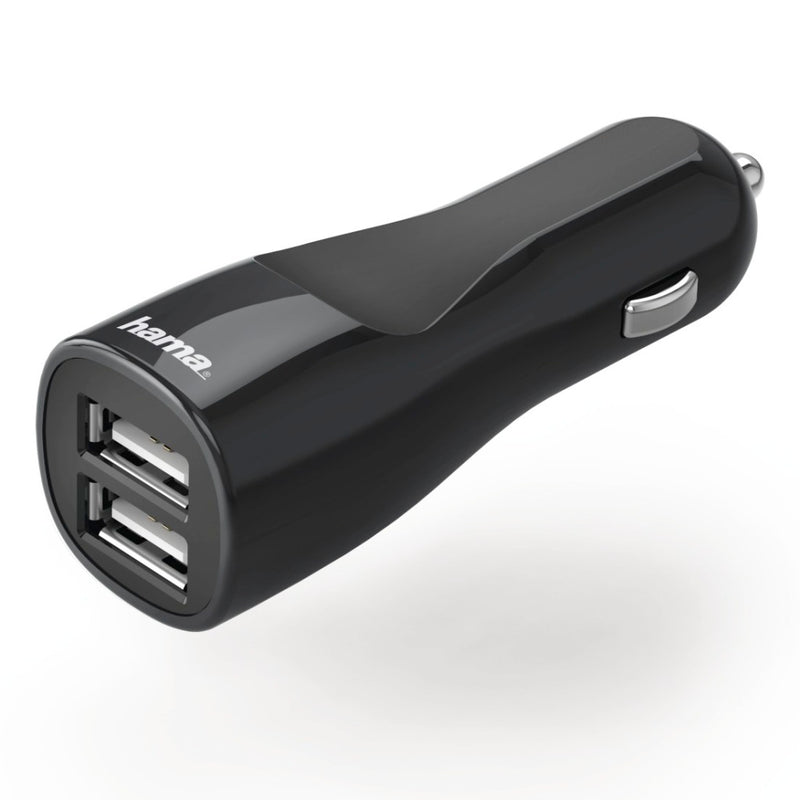Hama Auto-oplader 2x USB 4,8 A Zwart