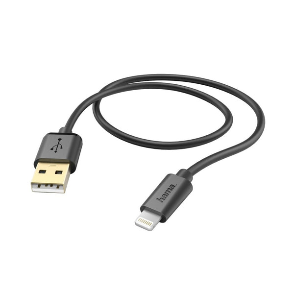 Hama Oplaad-/gegevenskabel Lightning 1,5 M Zwart