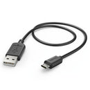 Hama Oplaad-/gegevenskabel Micro-USB Draaibeveiliging Zwart